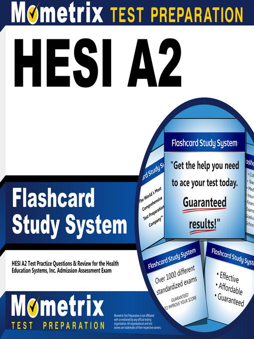 Title details for HESI A2 Flashcard Study System by Mometrix Nursing School Admissions Test Team - Wait list